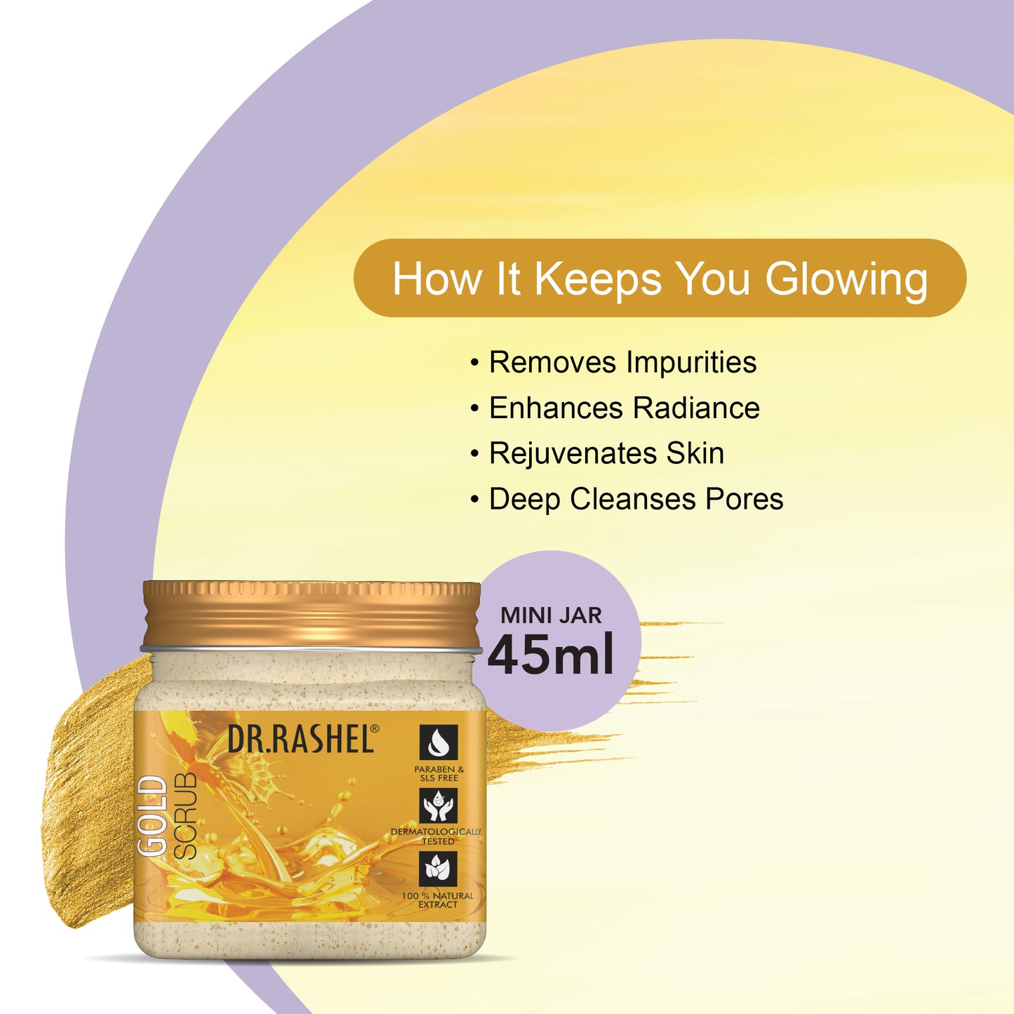 Gold Scrub (Pack Of 2)  - 45ml