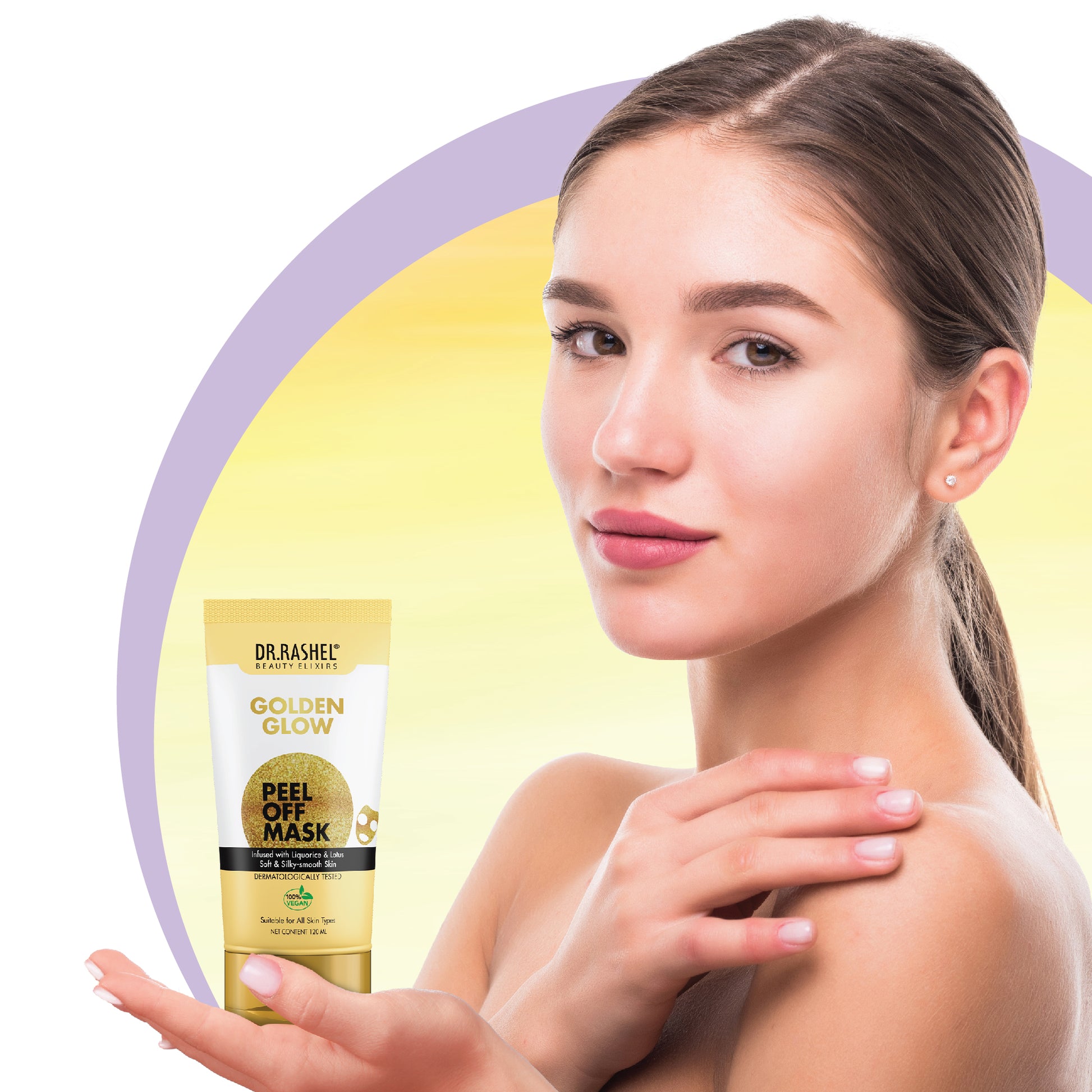 golden peel off mask for face
