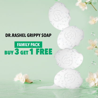 DR.Rashel Grippy Jasmine Soap Buy 3 Get 1 Free