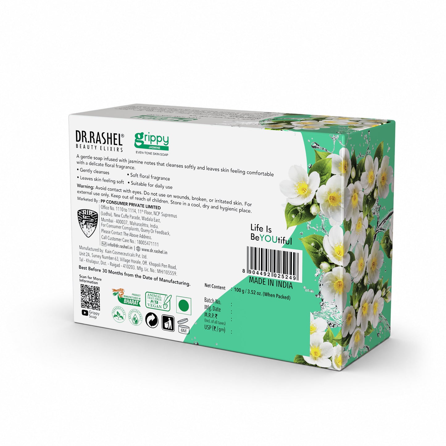DR.Rashel Grippy Jasmine Soap