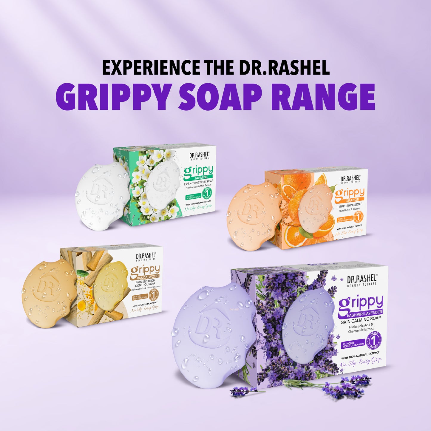 DR.Rashel Grippy Lavender Soap