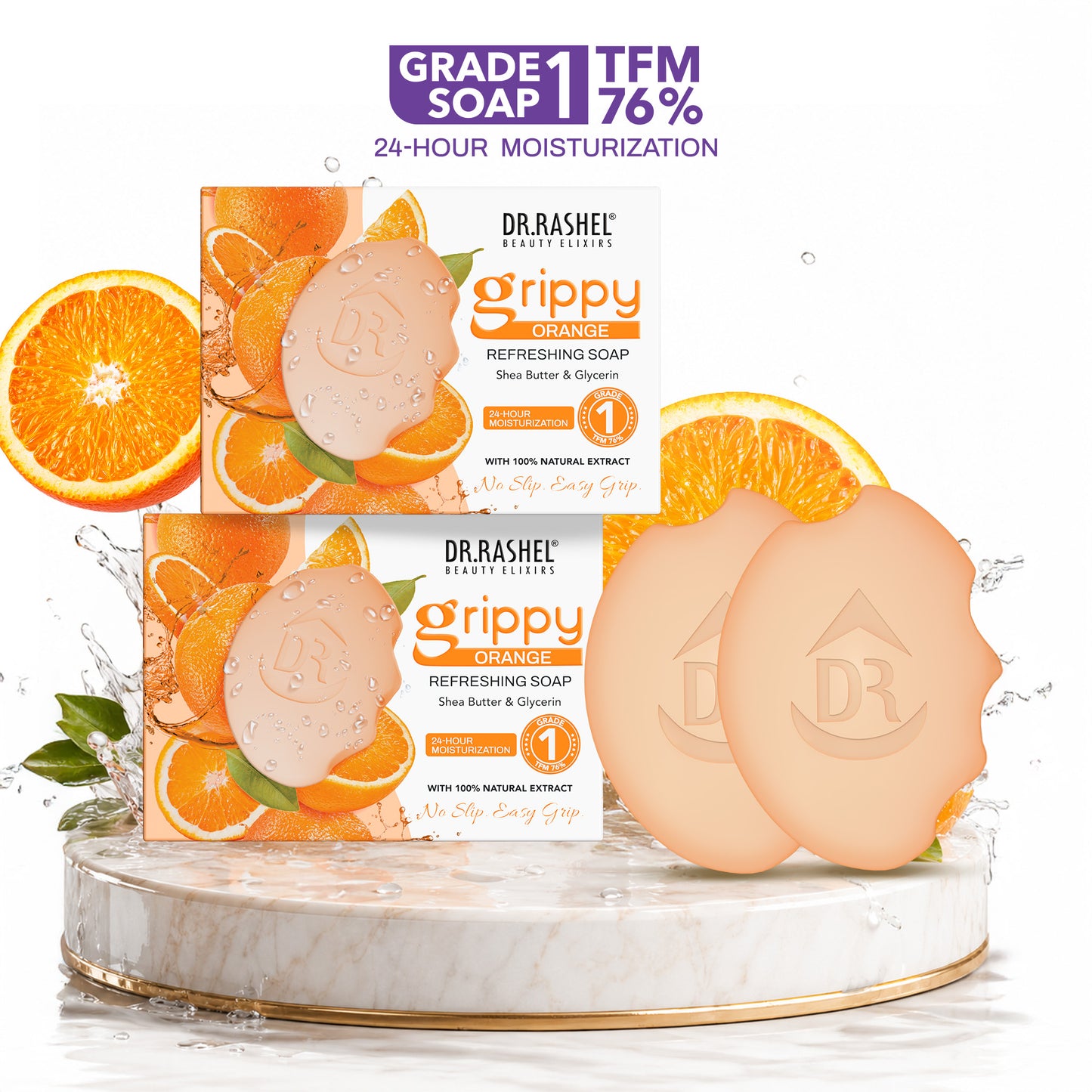 Grippy Orange Soap