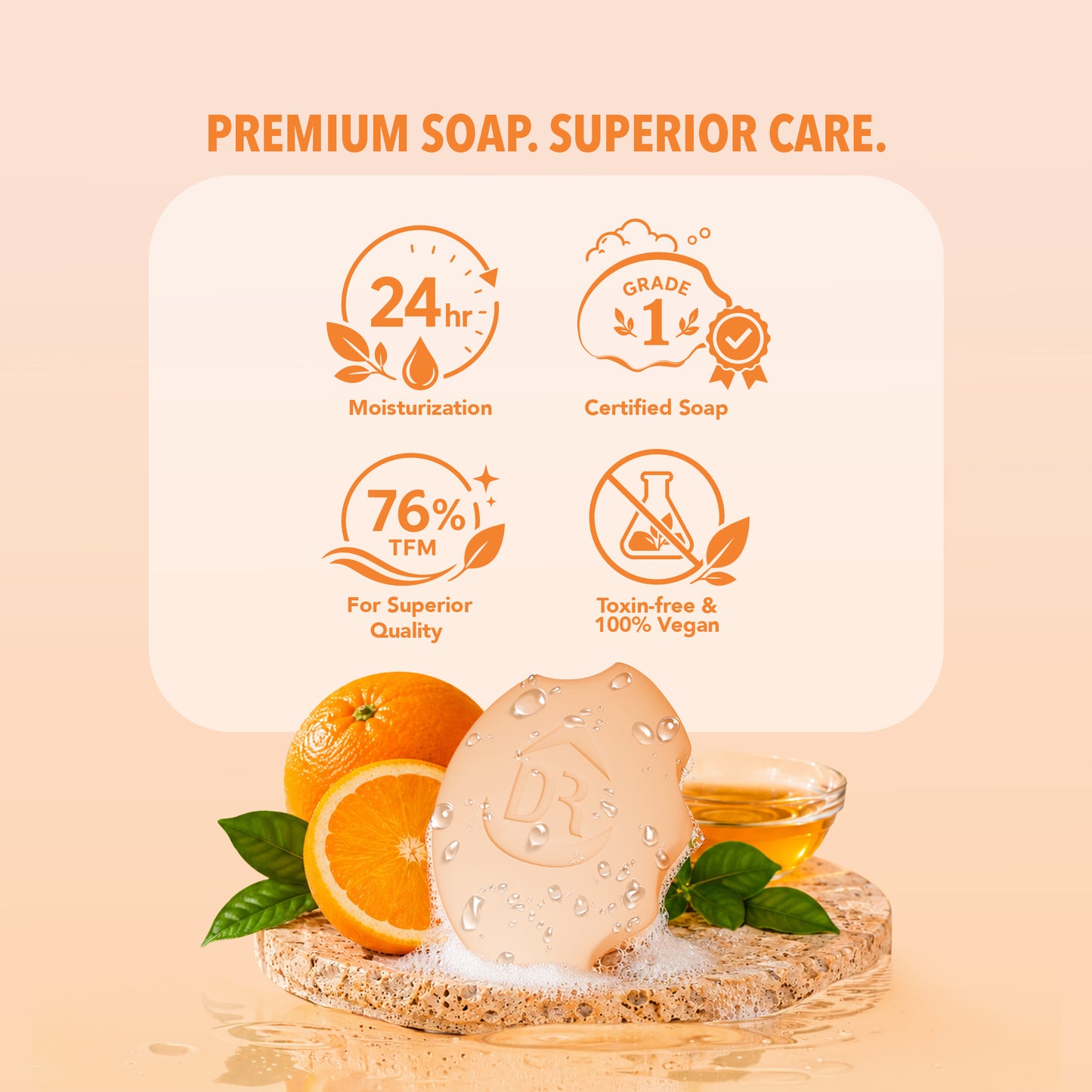 DR.Rashel Grippy Orange Soap