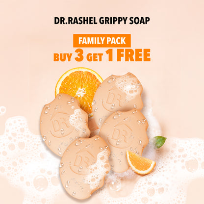 DR.Rashel Grippy Orange Soap Buy 3 Get 1 Free