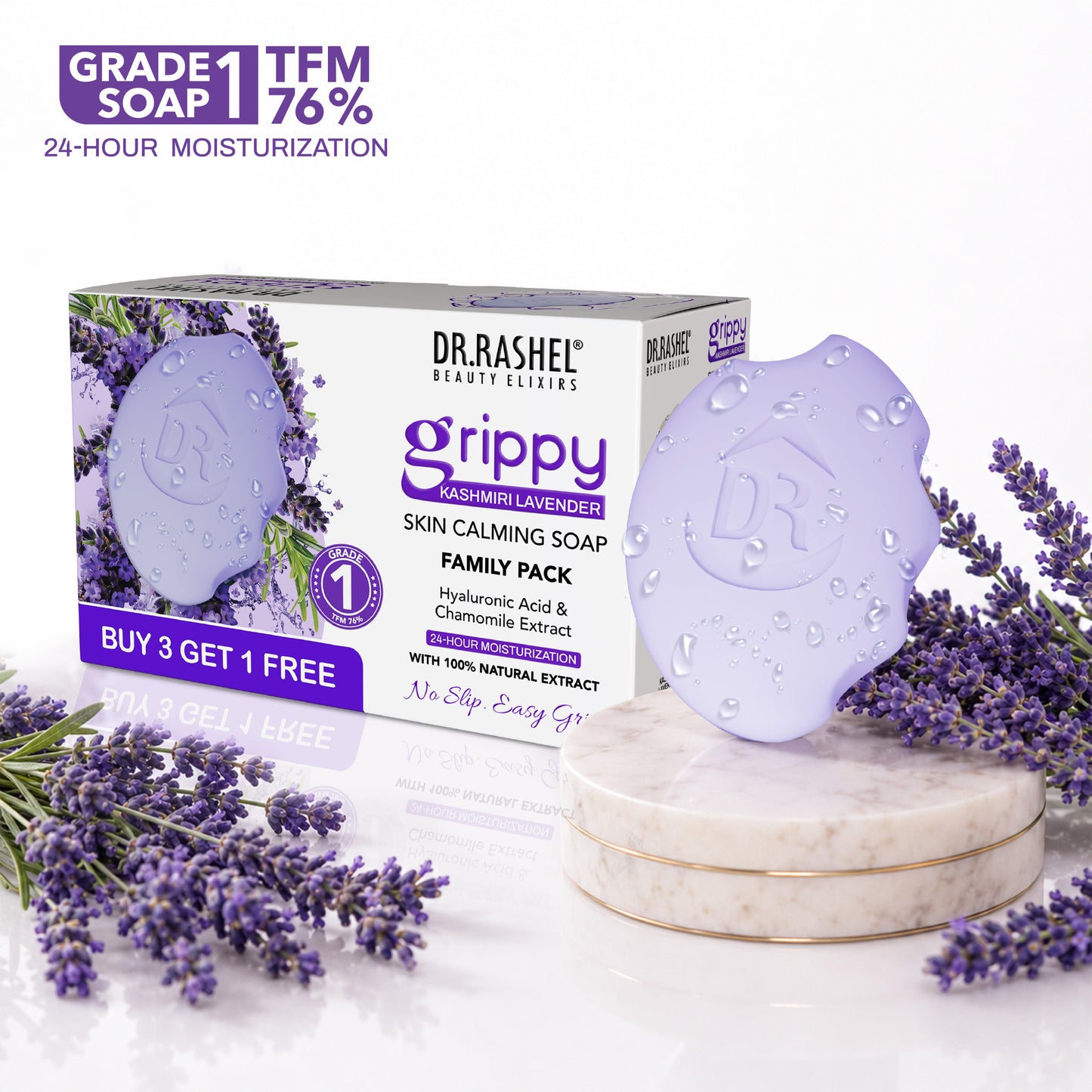 Grippy Lavender Soap