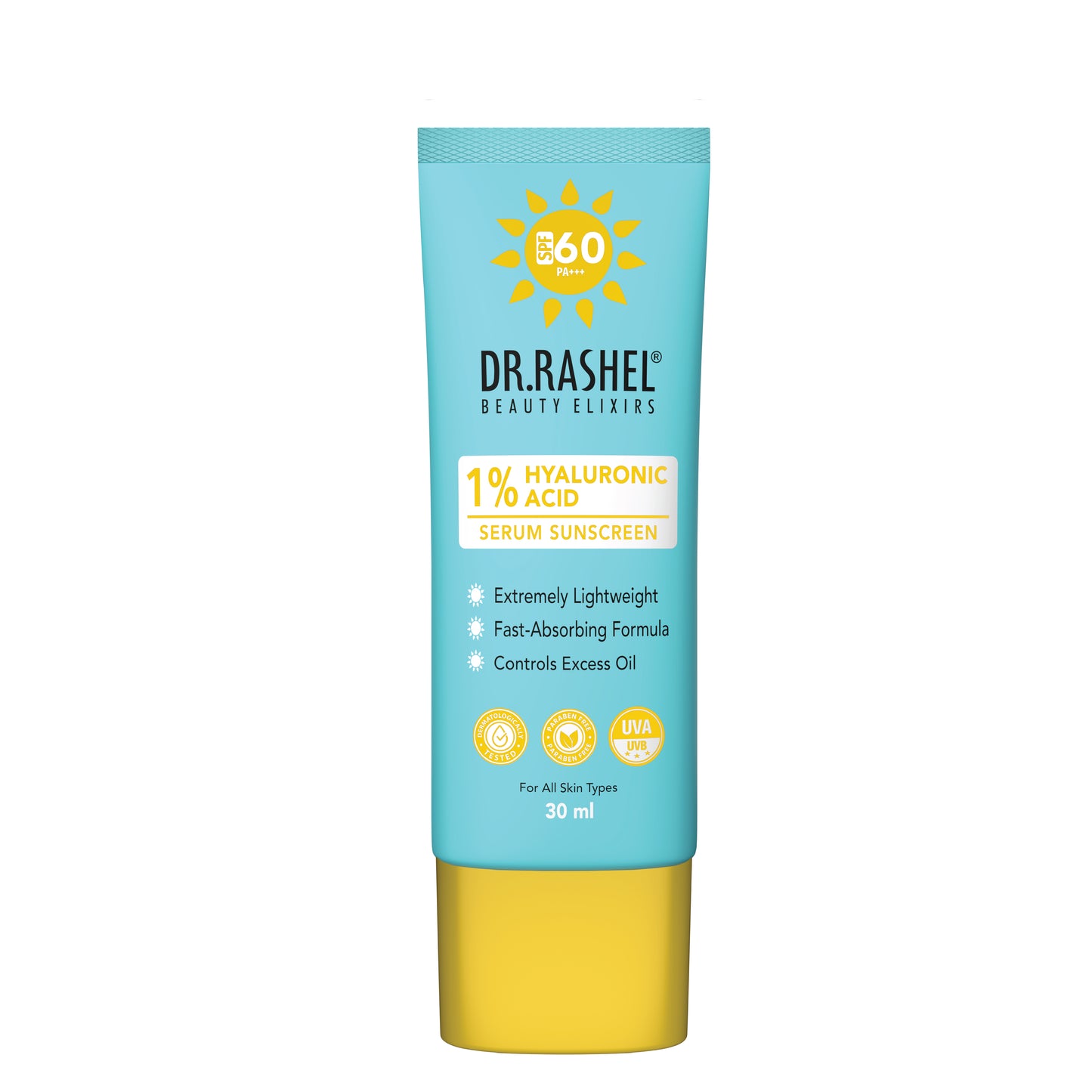 DR.Rashel Serum Sunscreen with 1% Hyaluronic Acid SPF 60
