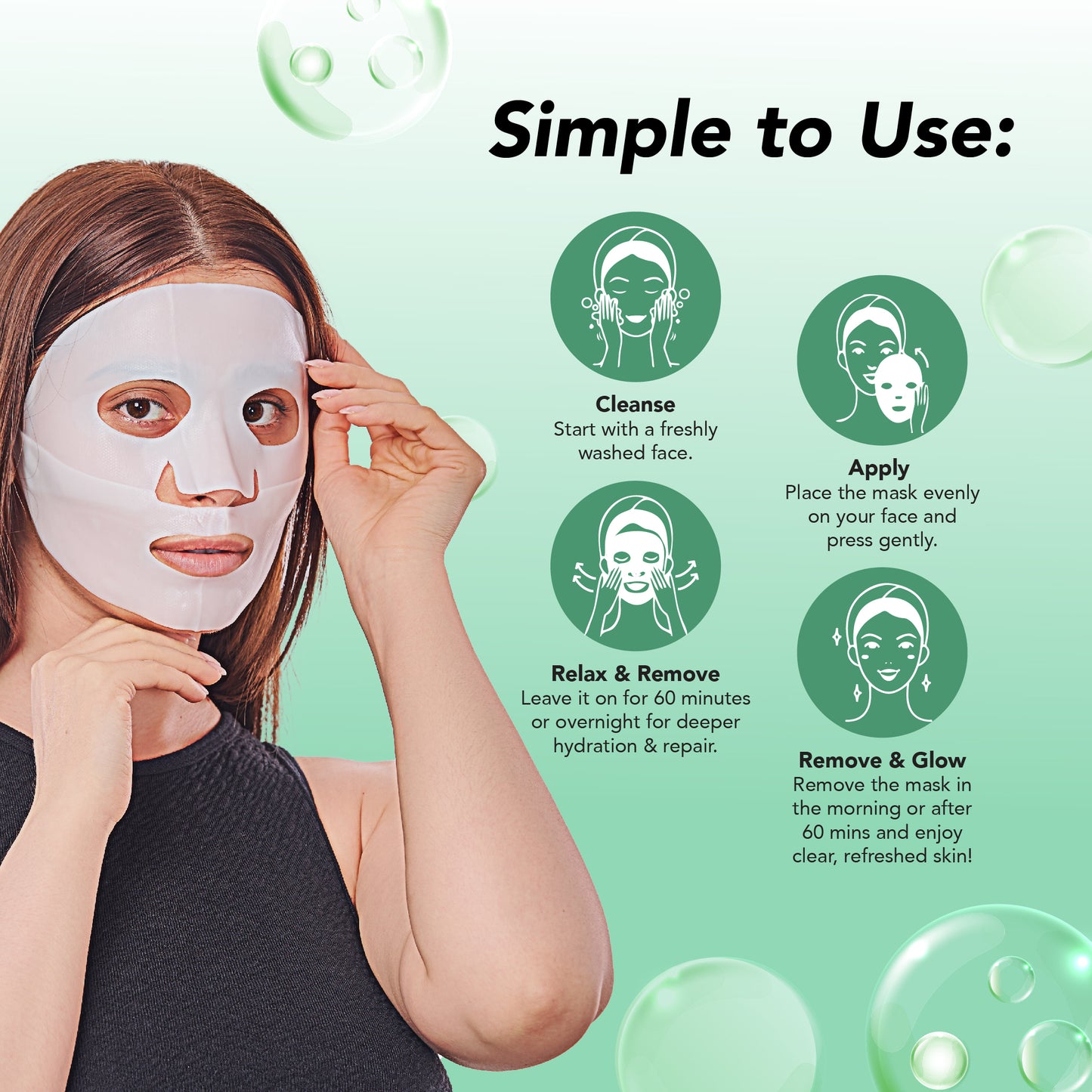 How to Apply Collagen Masks