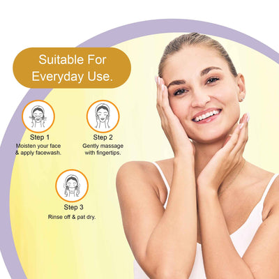 How to Use gold face wash