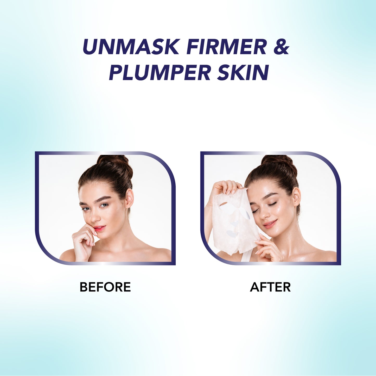 Hyaluronic Acid Sheet Mask with Serum Pack of 2