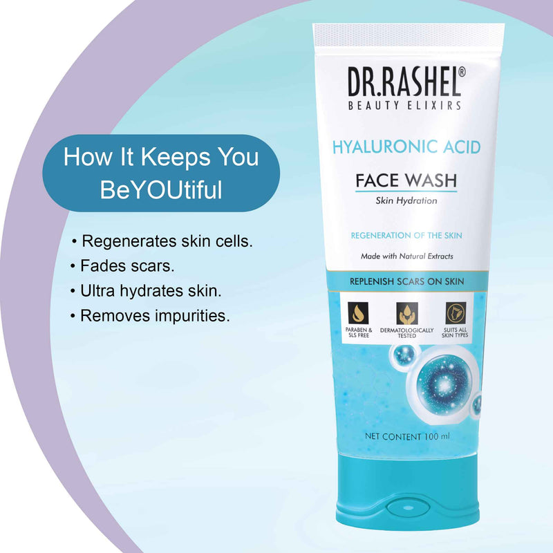 Hyaluronic Face Wash & Smooth Moisturizer Combo