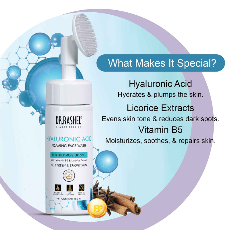 Hyaluronic Acid Foaming Face Wash ingredients