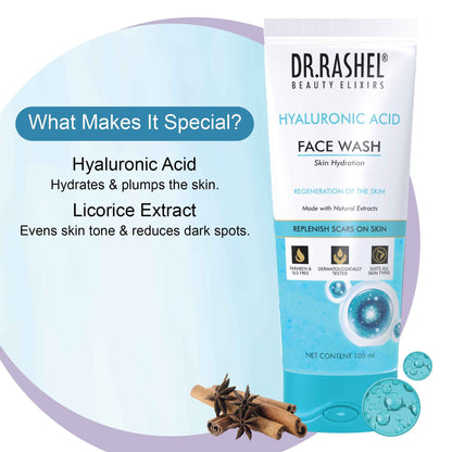 Hyaluronic Acid Face Wash Ingredients