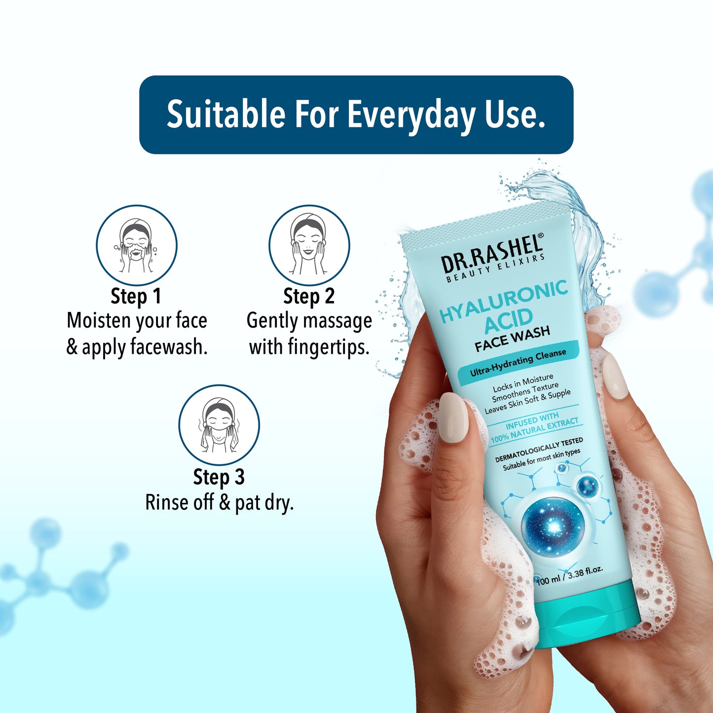 Hyaluronic Acid Face Wash - 100 Ml