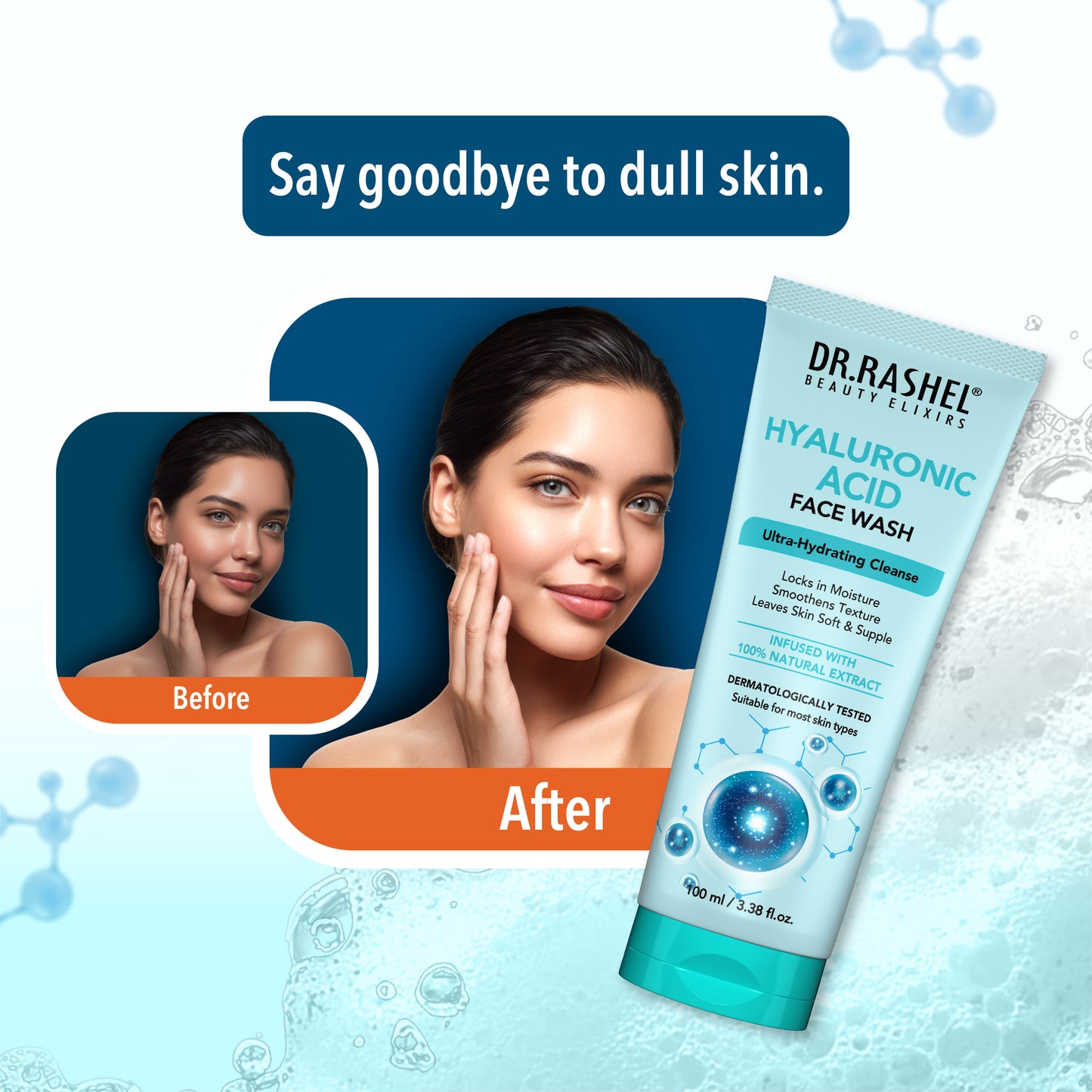 Hyaluronic Acid Face Wash - 100 Ml