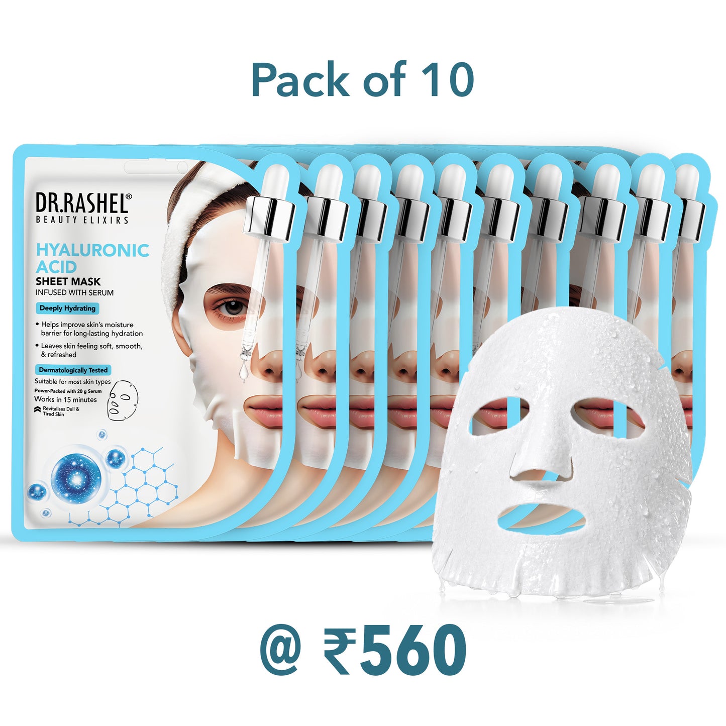 Hyaluronic Acid Sheet Mask with Serum