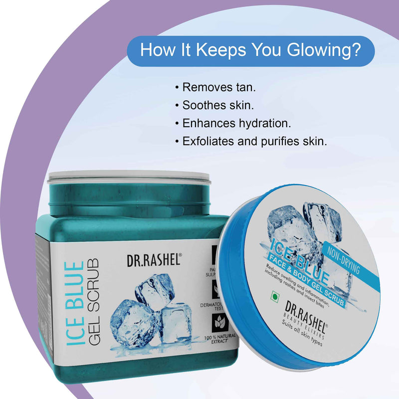 Ice Blue Gel Scrub benefits