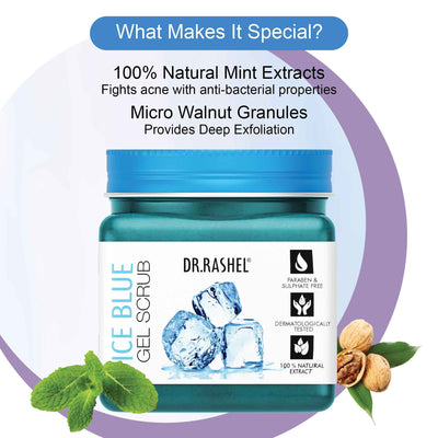 Ice Blue Gel Scrub ingredients