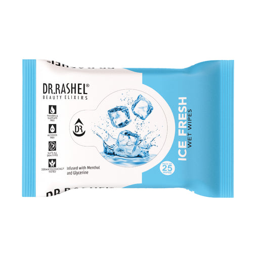 Ice Fresh Face Wet Wipes Pack of 6