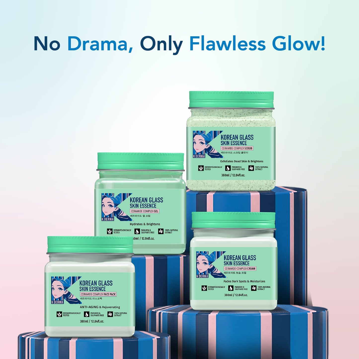 Korean Glass Skin Essence Cream - 380 ml