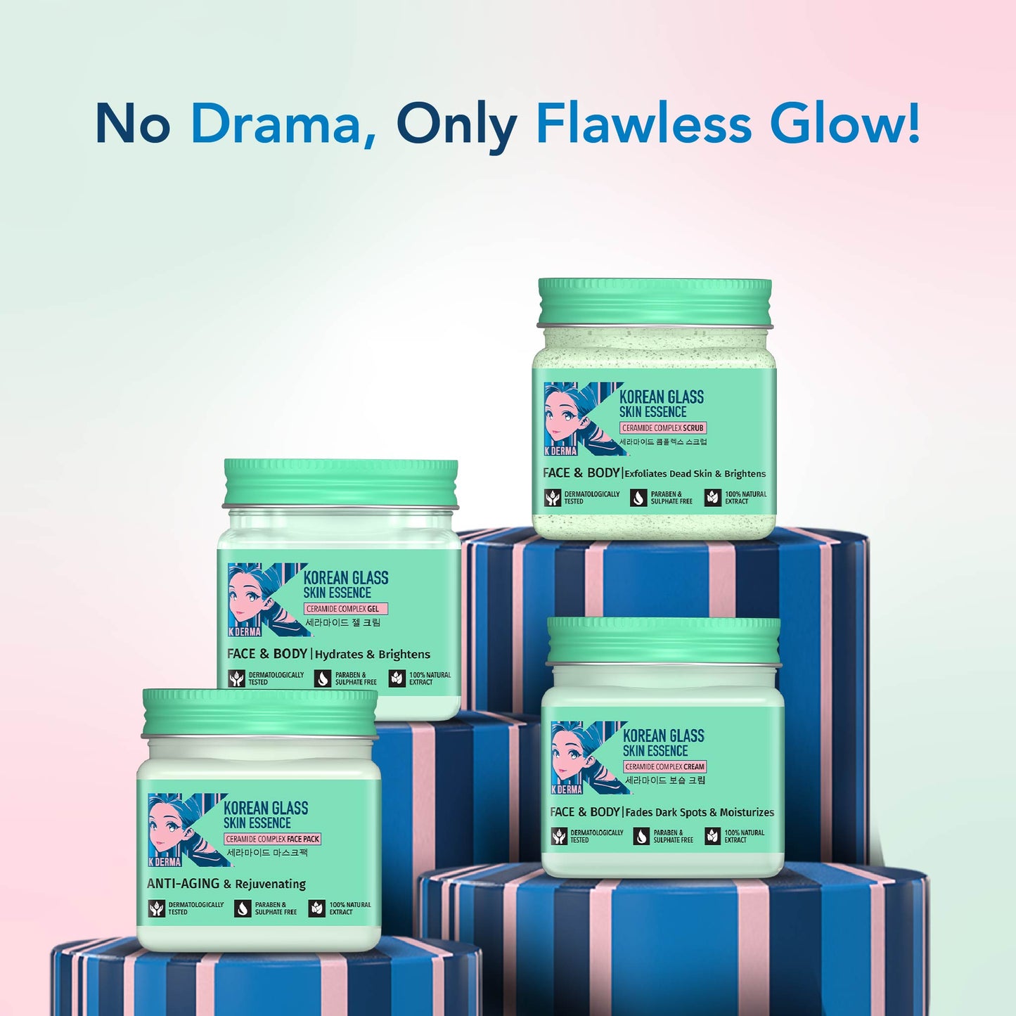 Korean Glass Skin Essence Face Pack (Pack Of 2) - 45ml