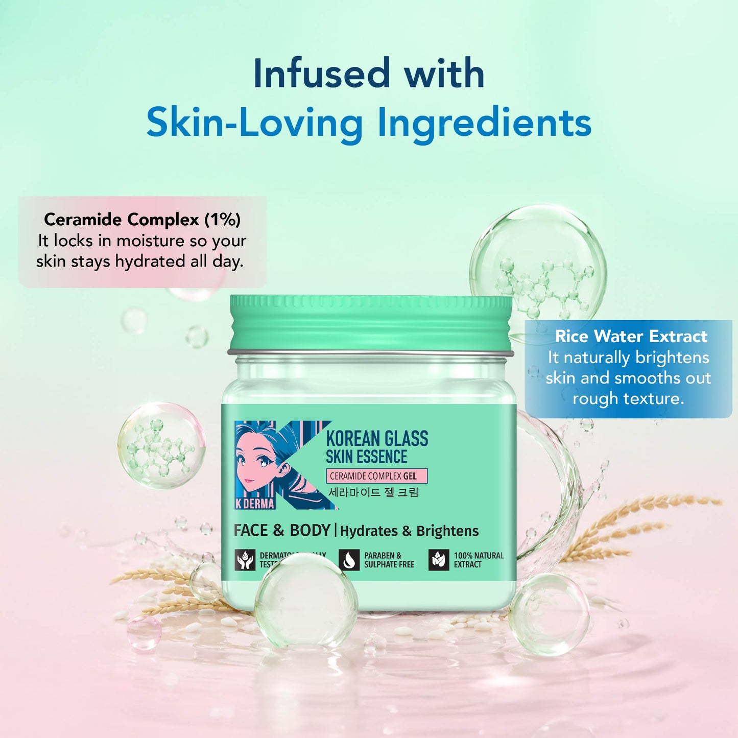 Korean Glass Skin Essence Gel (Pack Of 2) - 45ml