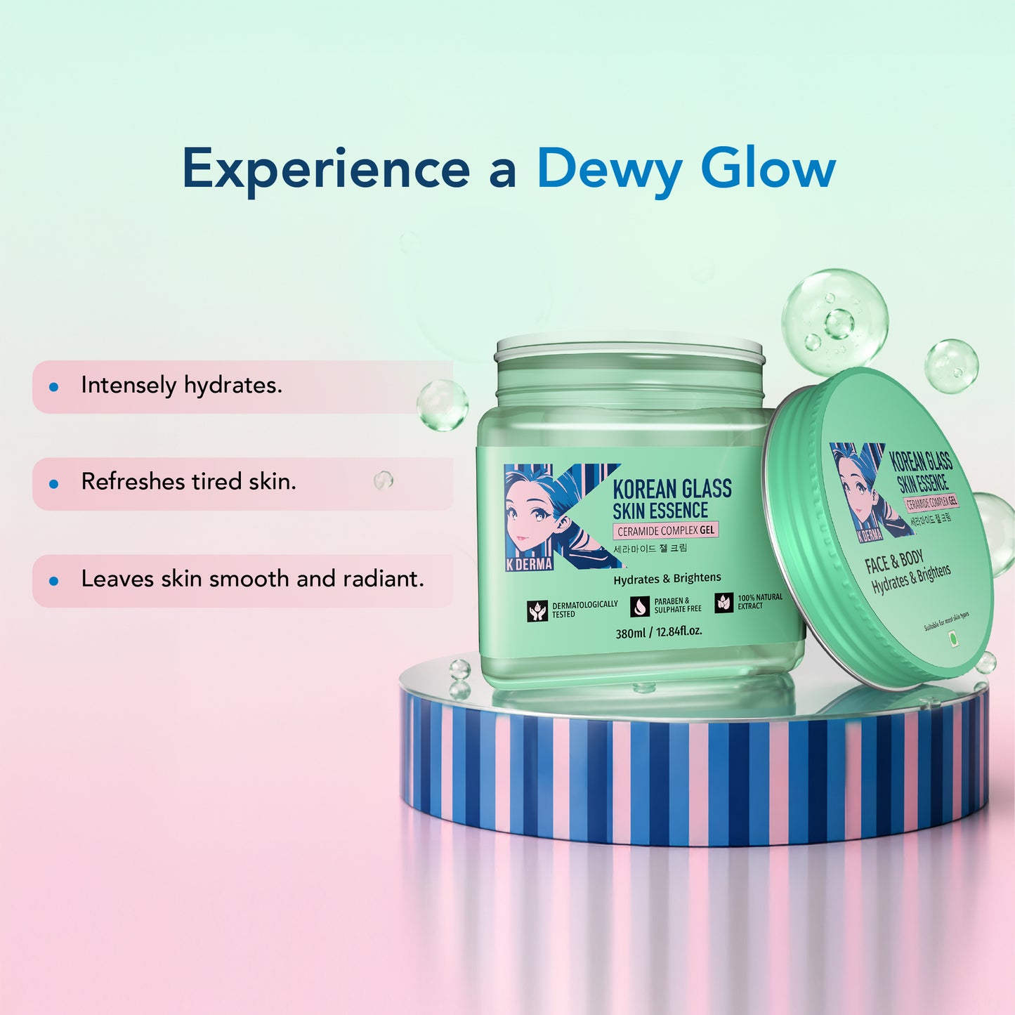 Korean Glass Skin Essence Gel - 380 ml
