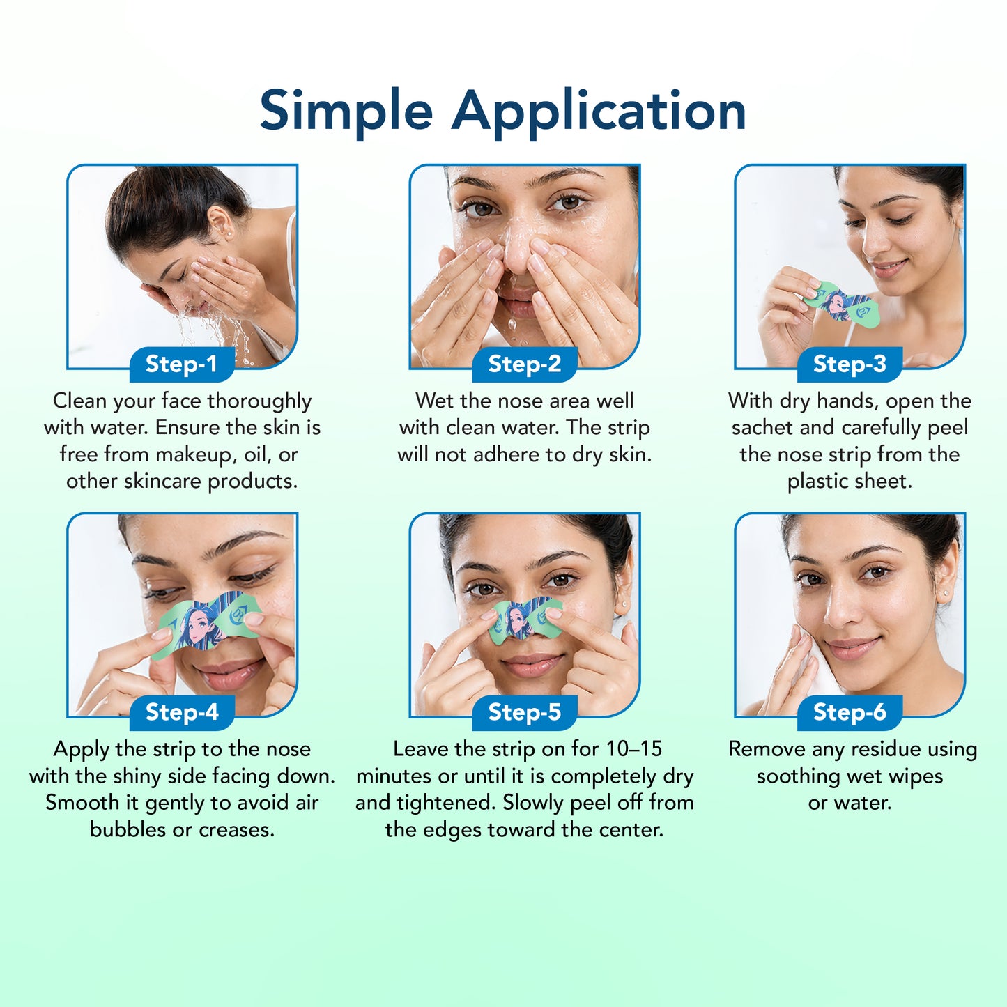 Korean Glass Skin Essence Nose Strips