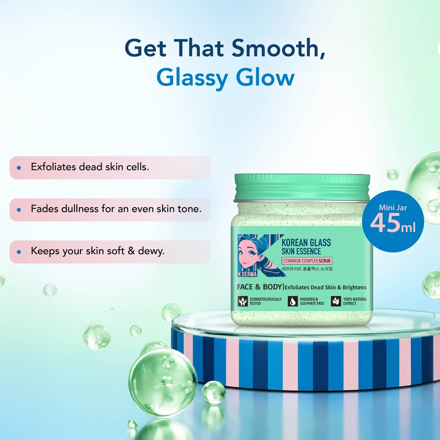 Korean Glass Skin Essence Scrub - 45ml