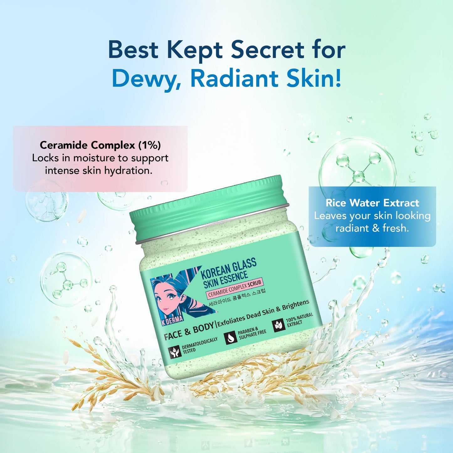 Korean Glass Skin Essence Scrub - 45ml