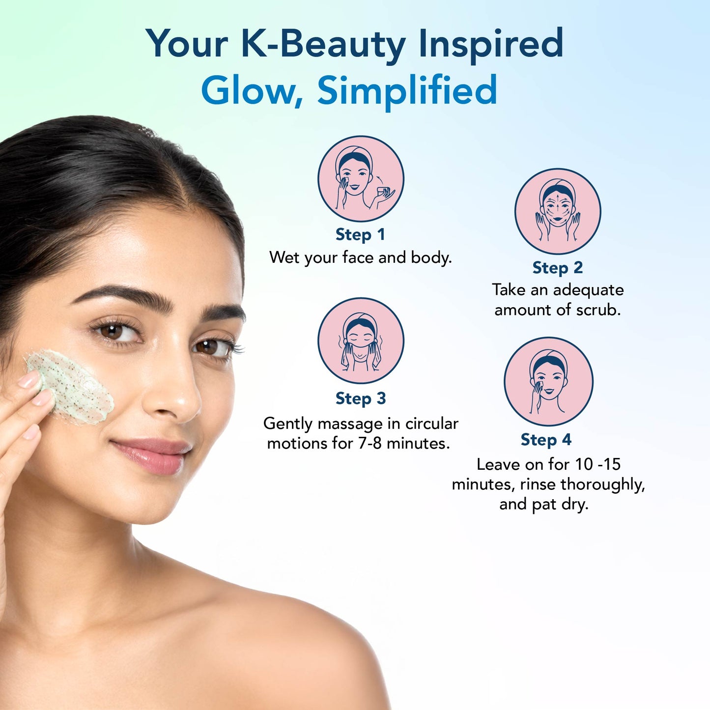 Korean Glass Skin Essence Scrub - 45ml