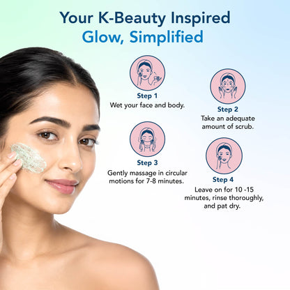 Korean Glass Skin Essence Scrub - 45ml