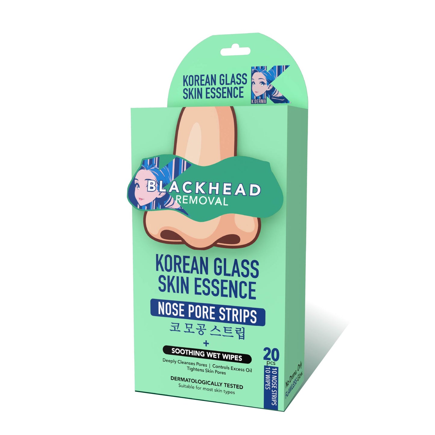 Korean Glass Skin Essence Nose Strips