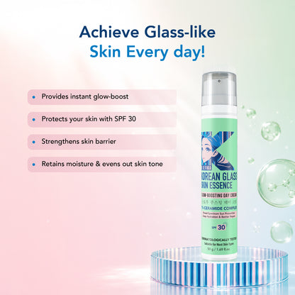 Korean Glass Skin Essence - Glow Boosting Day Cream
