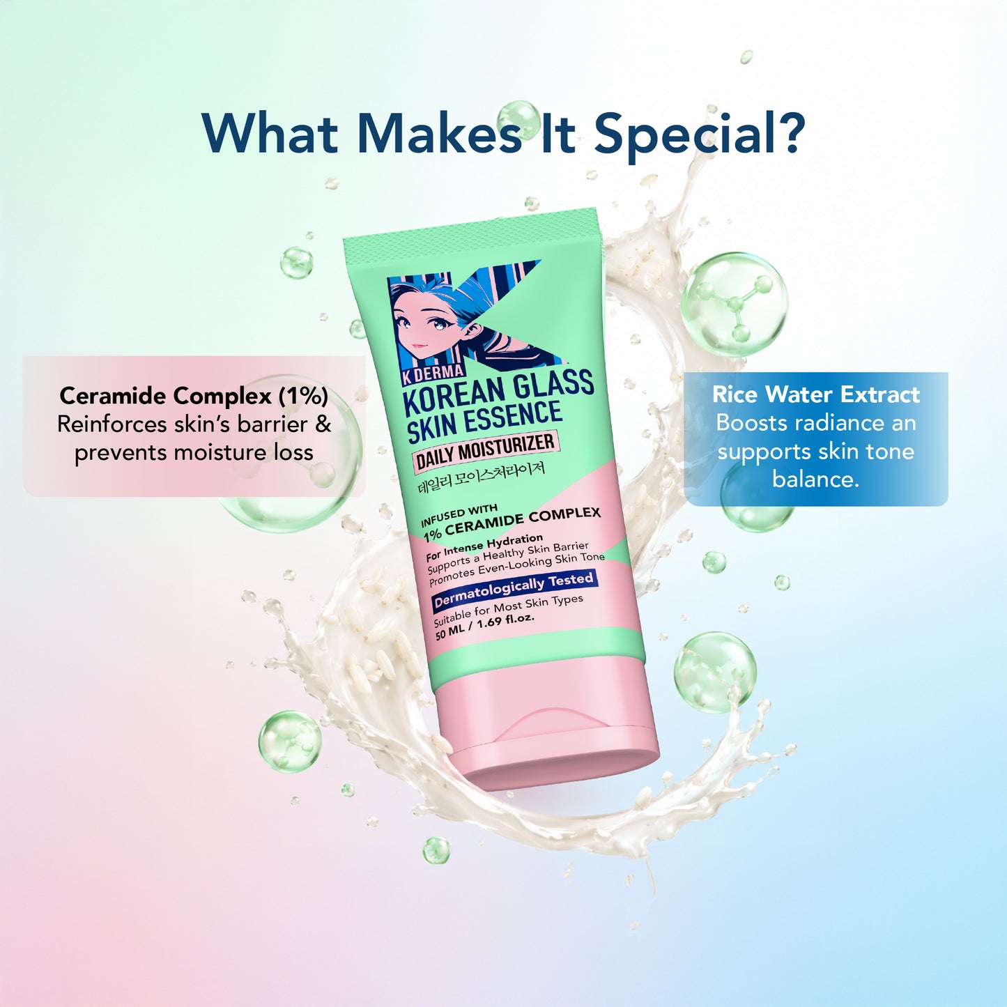 Daily Moisturizer Cream - Korean Glass Skin Essence