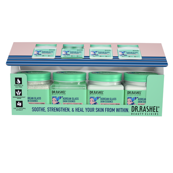 Korean Glass Skin Essence Facial Pack of 4 (1520 ml)