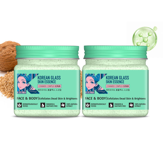 Korean Glass Skin Essence Scrub (Pack Of 2) - 45ml