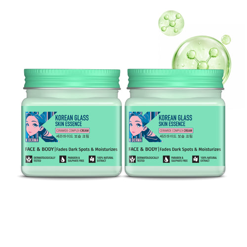 Korean Glass Skin Essence Cream (Pack Of 2) - 45ml