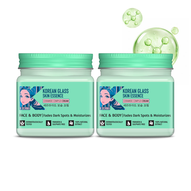 Korean Glass Skin Essence Cream (Pack Of 2) - 45ml