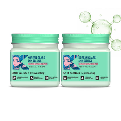 Korean Glass Skin Essence Face Pack (Pack Of 2) - 45ml