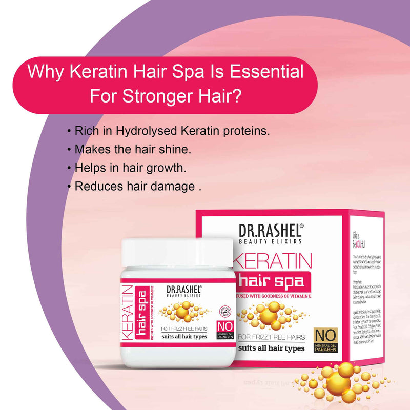 Keratin Hair spa benefits