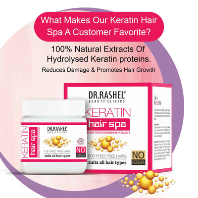 Keratin Hair spa ingredients