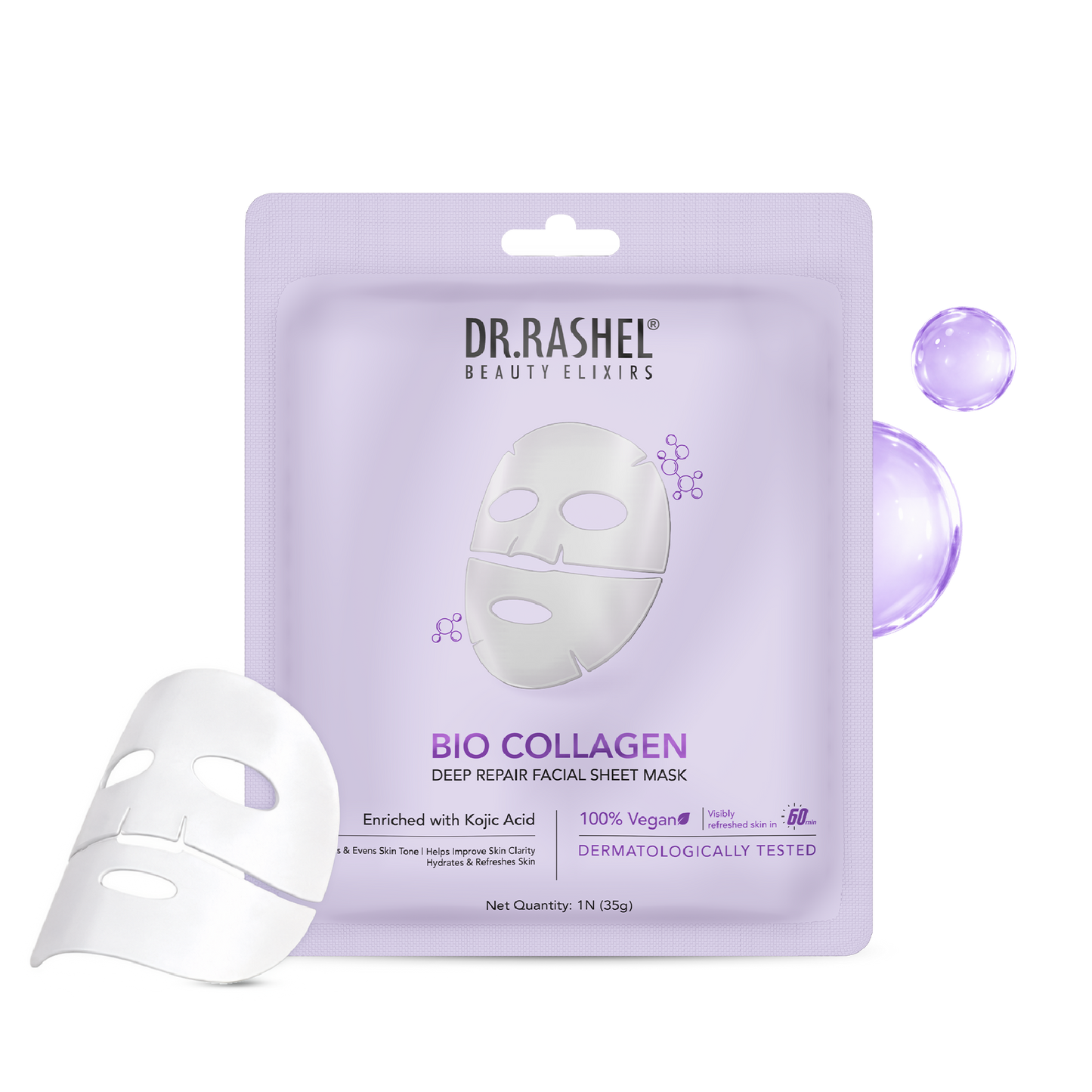 Bio Collagen Deep Facial Mask with Kojic Acid