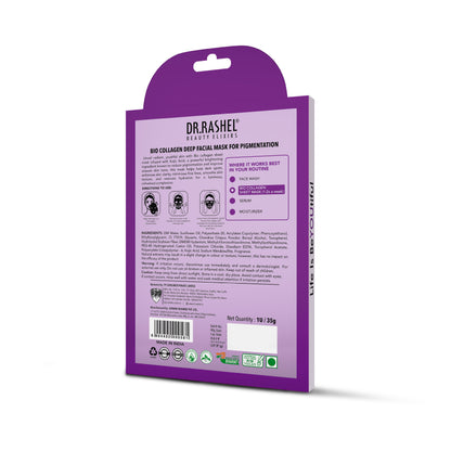 Bio Collagen Deep Facial Mask with Kojic Acid