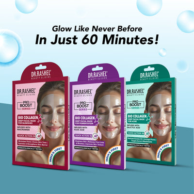 Bio Collagen Deep Facial Mask with Kojic Acid
