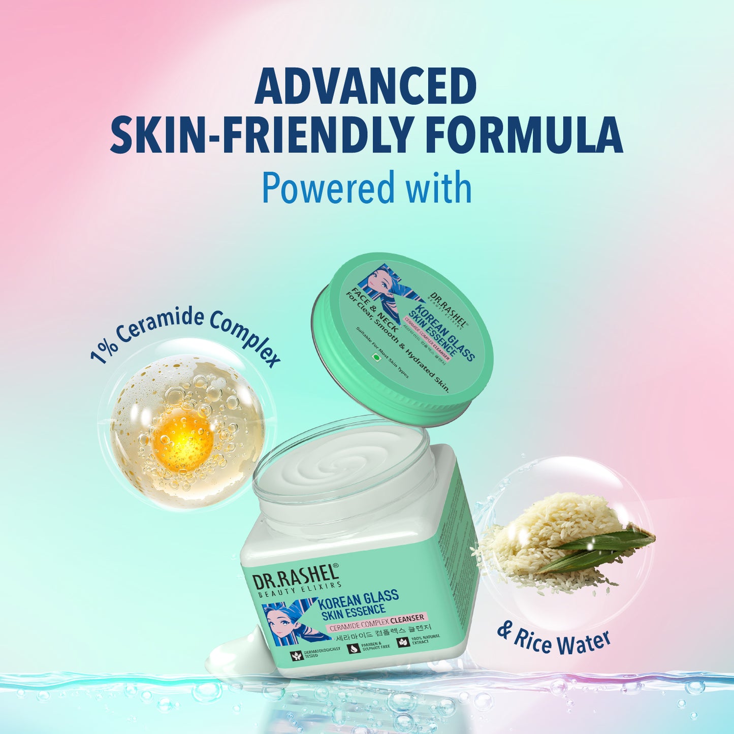Korean Glass Skin Essence Cleanser 45ml