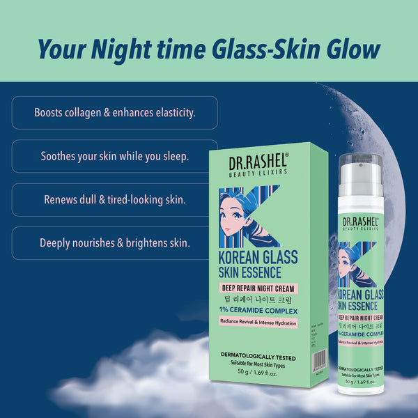 Korean Glass Skin Night Cream Benefits