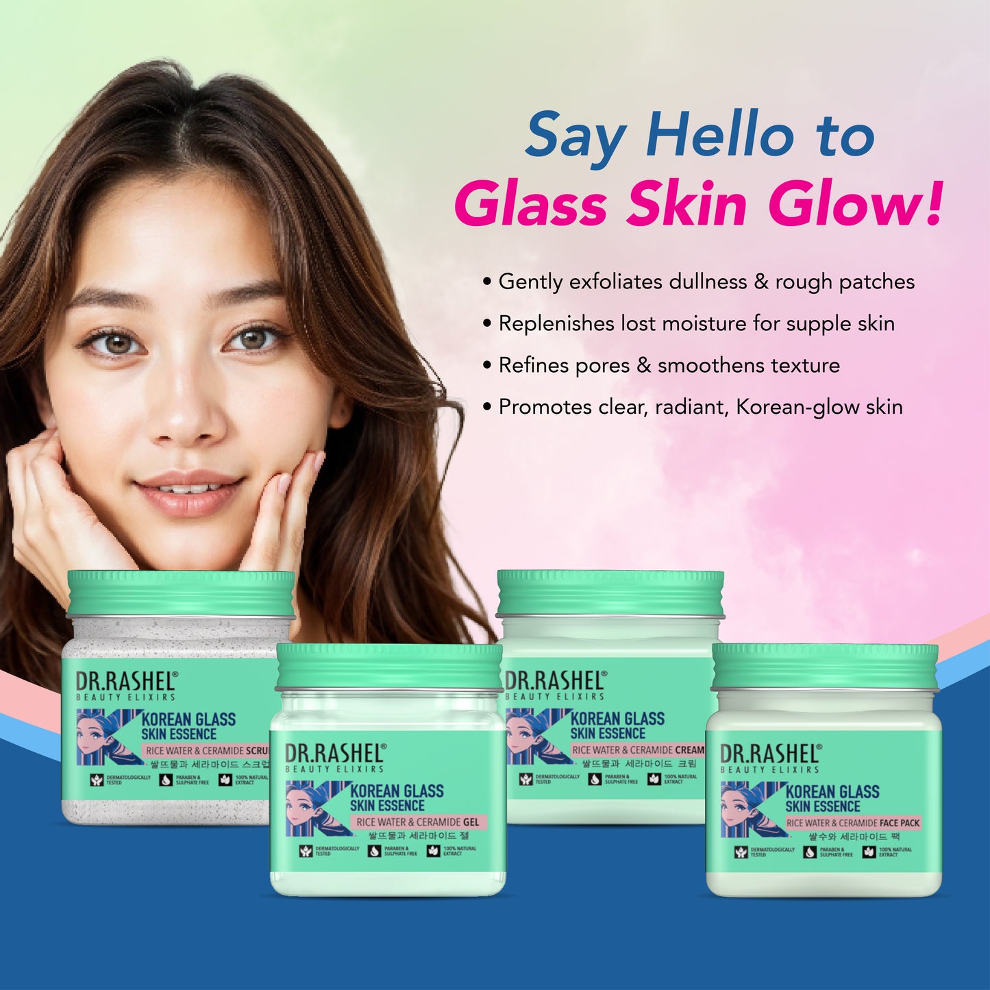 Korean Glass Skin Essence Trial Pack