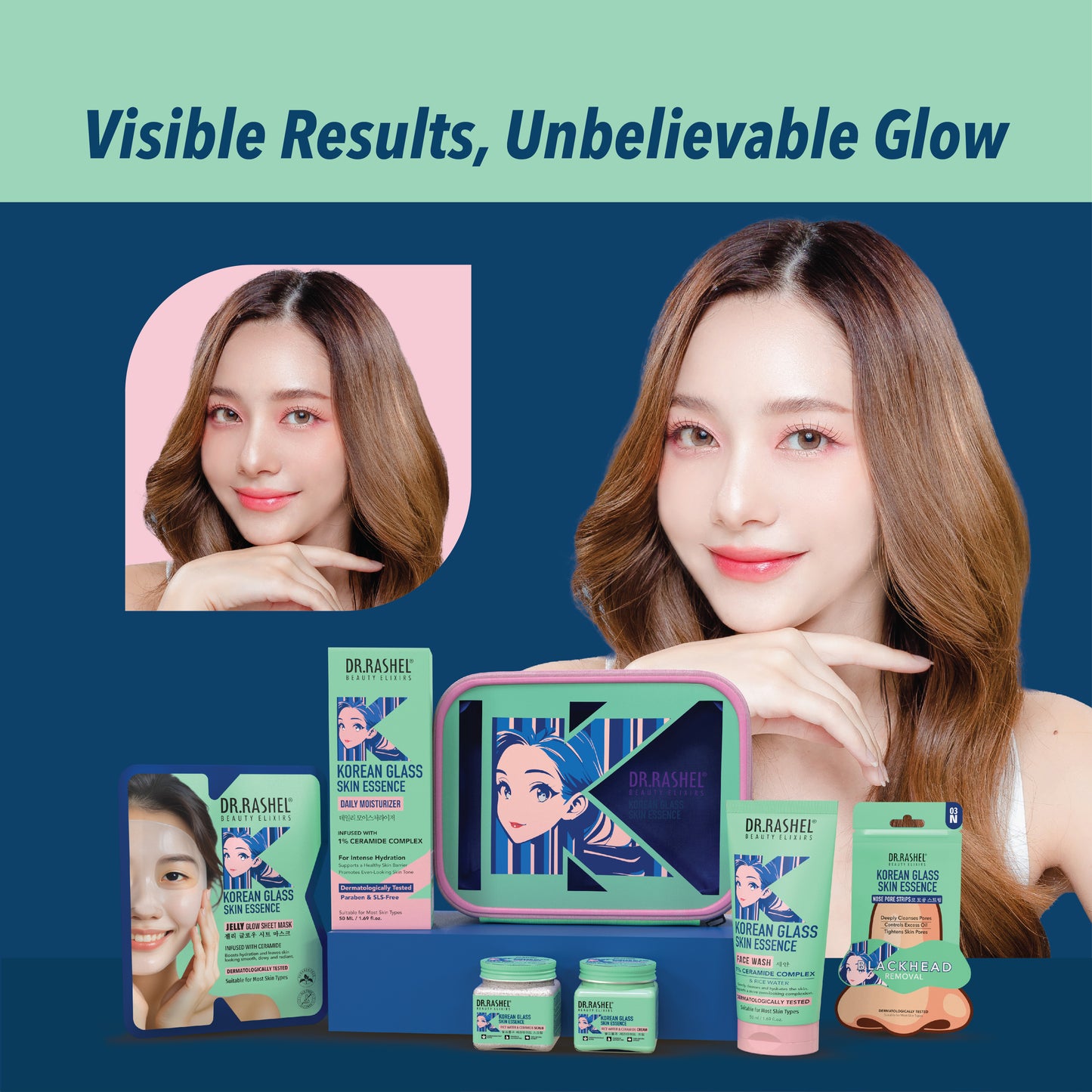 Korean Glass Skin - Travel Pouch