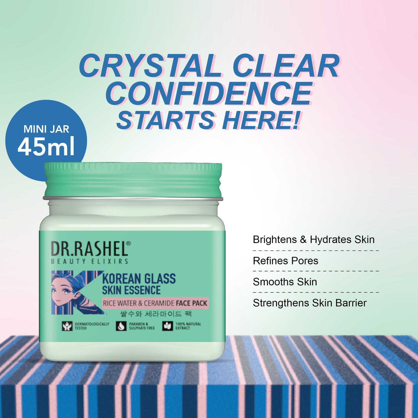 Korean Glass Skin Essence Face Pack (Pack Of 2)  - 45ml