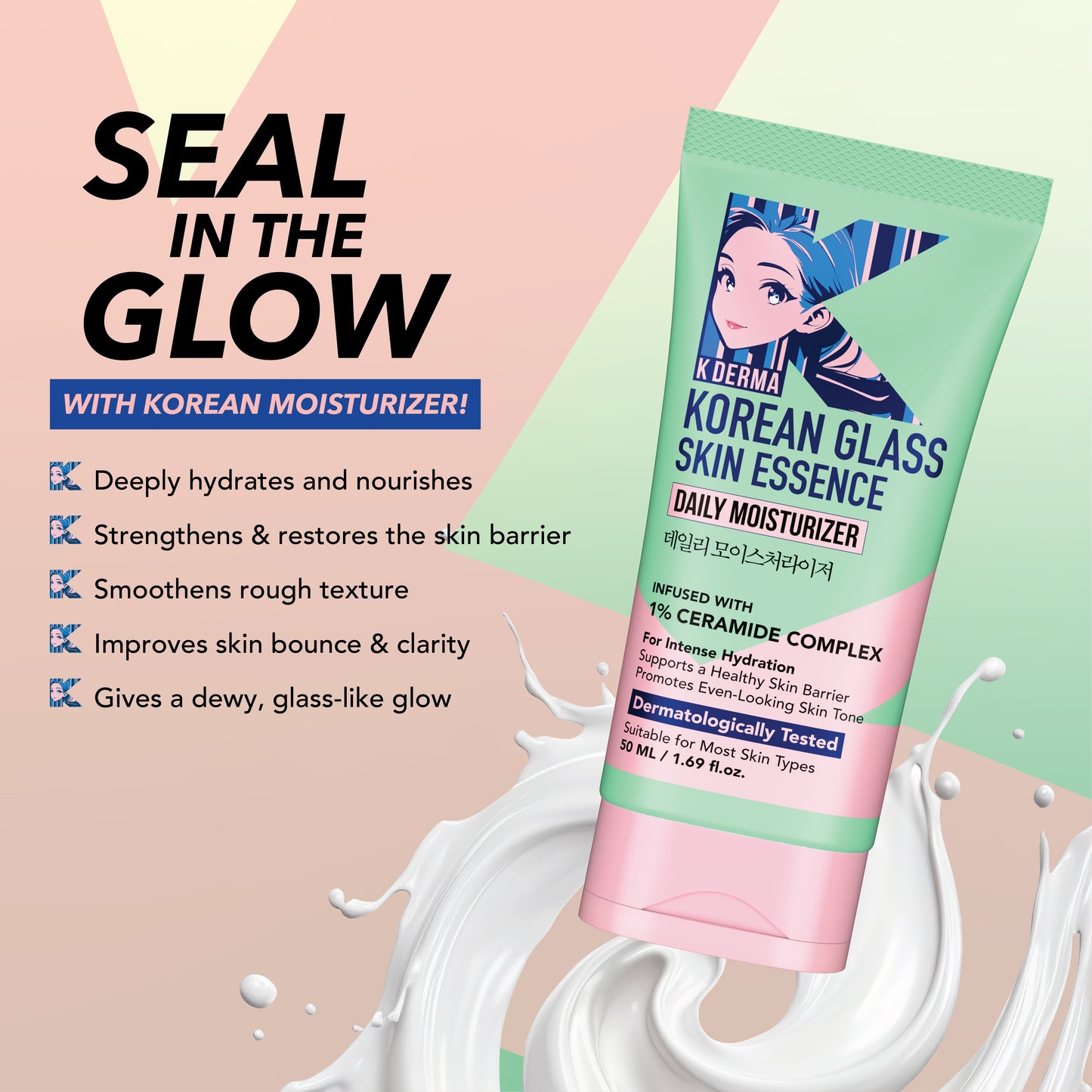 Daily Moisturizer Cream - Korean Glass Skin Essence